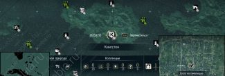 Assassin's Creed 4: карта с местоположением четвертого ключа от клетки с доспехами тамплиеров